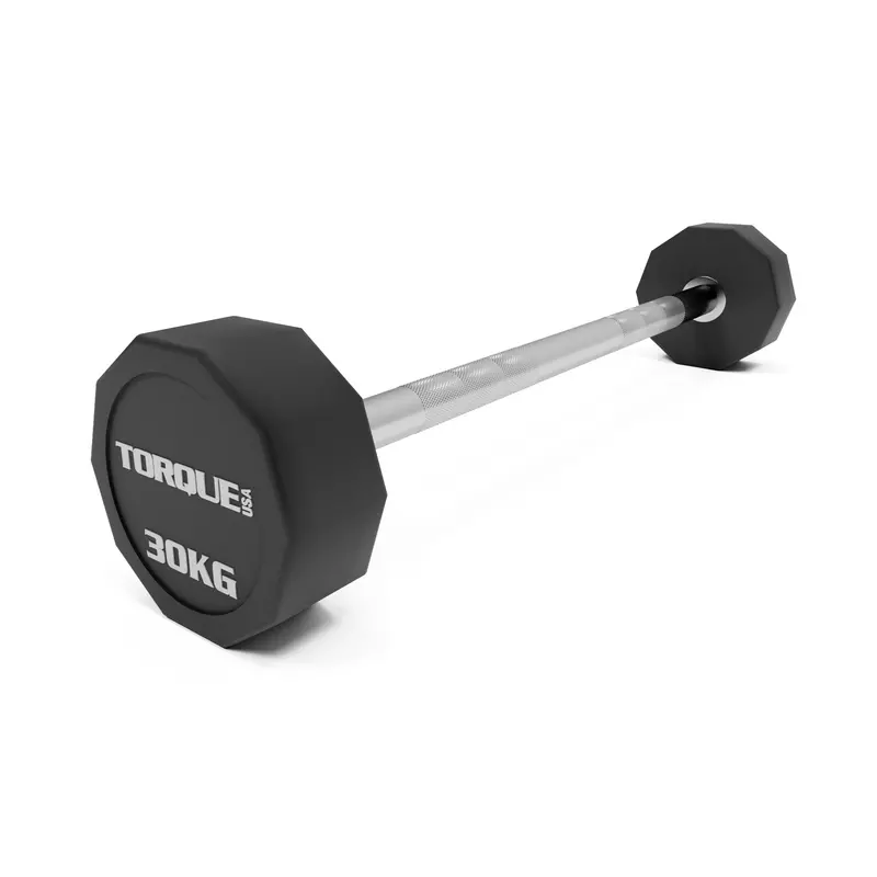 10 Sided Torque Urethane Pro-Style Straight Barbell 1