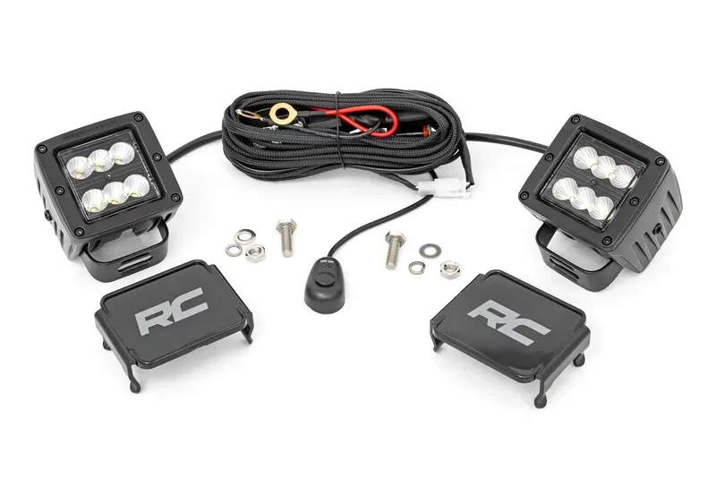2 Inch Black Series Led Light Pods  | Pair | Flood 1
