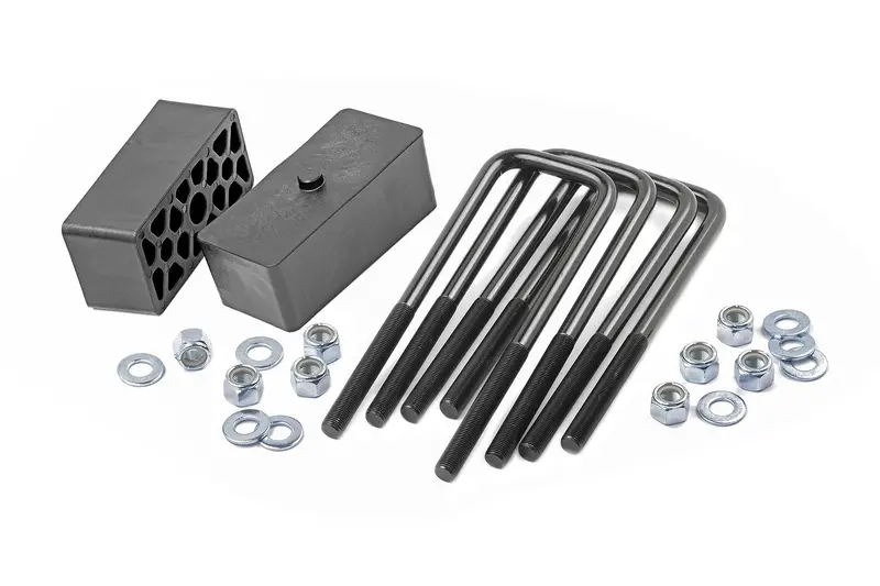 2 Inch Block & U-Bolt Kit | Toyota Tacoma 2Wd/4Wd (2005-2023) 1