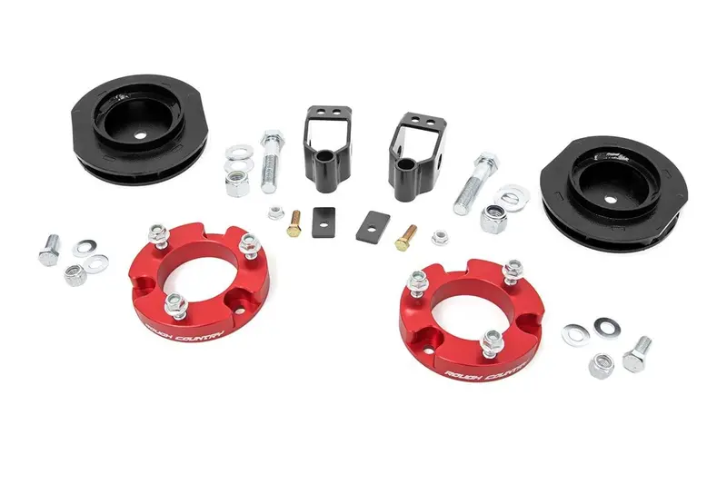 2 Inch Lift Kit | X-Reas | Red Spacers | Toyota 4Runner 2Wd/4Wd (2010-2024) 1