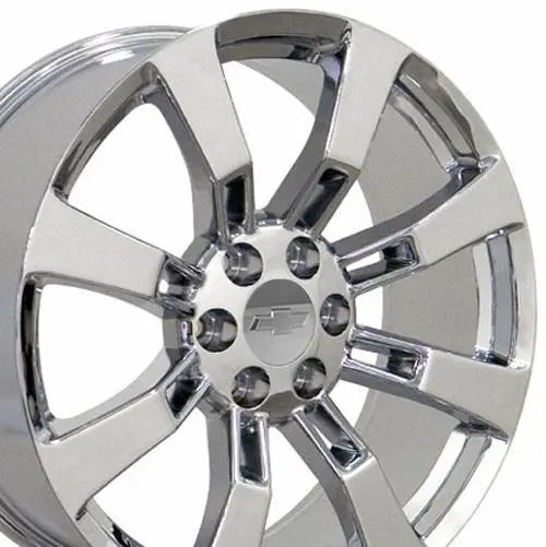 20" Replica Wheel Fits Gmc Yukon Sierra Denali | Chevy Silverado Tahoe Suburban | Cadillac Escalade Rim - Ca82 Chrome 20X8.5 1