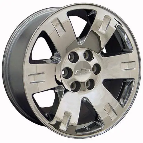 20" Replica Wheel Fits Gmc Yukon Sierra Denali | Chevy Silverado Tahoe Suburban | Cadillac Escalade Rim - Cv81 Chrome 20X8.5 1