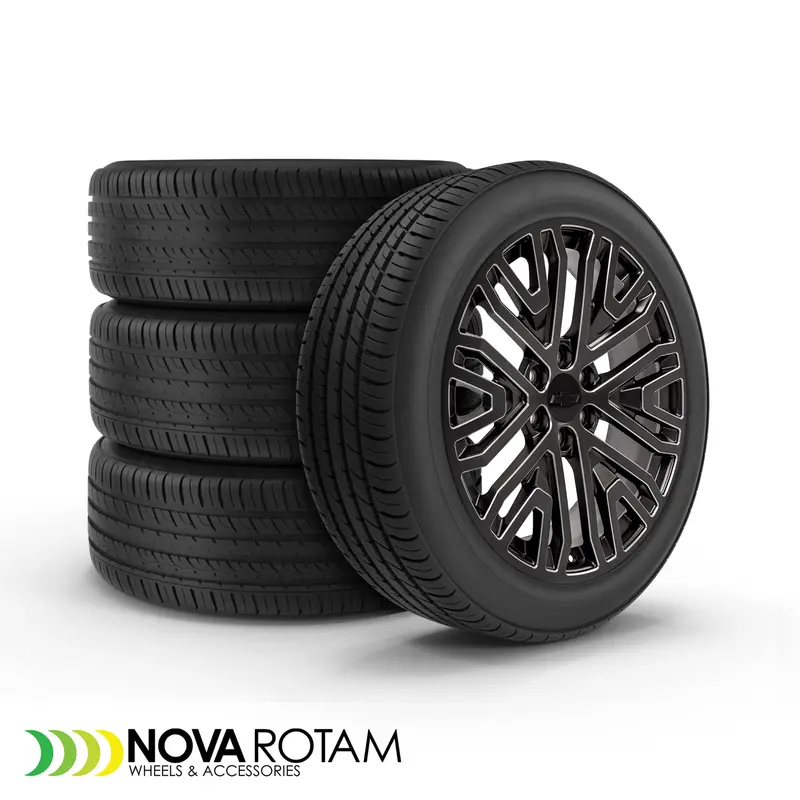 22" Black Wheels Rims 84040799 Tires Fits Chevy Silverado Tahoe Suburban | Gmc Sierra Yukon Denali | Cadillac Escalade | 285-45-22 Goodyear Eagle Sport Tires 1