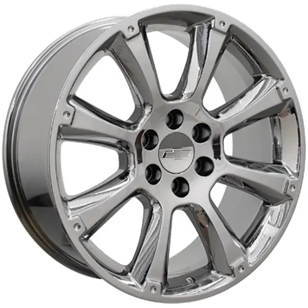 22" Cadillac - Fits Gmc Yukon Sierra Denali | Chevy Silverado Tahoe Suburban | Cadillac Escalade Rim Oem Wheel - Chrome 22X9 1