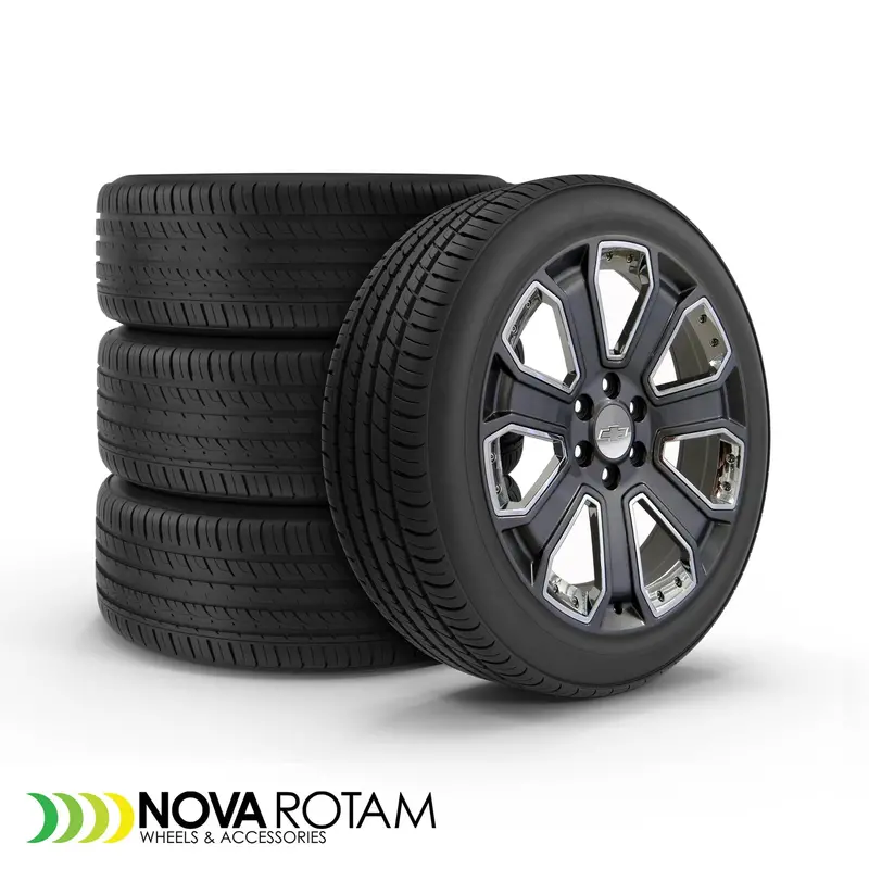 22" Replica Wheel Fits Gmc Yukon Sierra Denali | Chevy Silverado Tahoe Suburban | Cadillac Escalade - Cv93 Chrome Insert Gunmetal 22X9 1