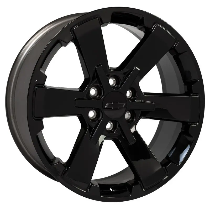 22" Wheel 19301162 | 5662 | Ck162 | Wheel Fits Gmc Yukon Sierra Denali | Chevy Silverado Tahoe Suburban | Cadillac Escalade Rim - Cv41 Black 22X9 1