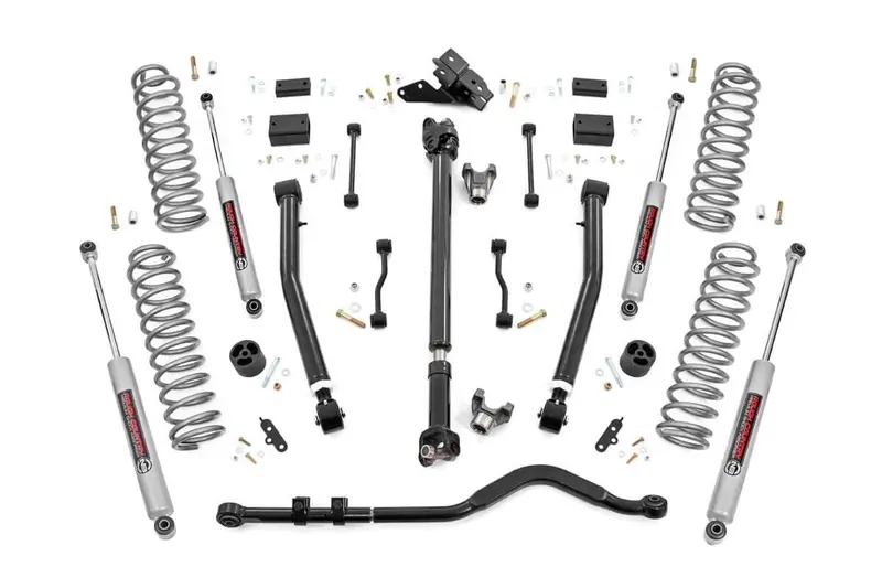 3.5 Inch Lift Kit | Adj Lower | Fr D/S | Jeep Wrangler Jl 4Wd (2024-2026) 1