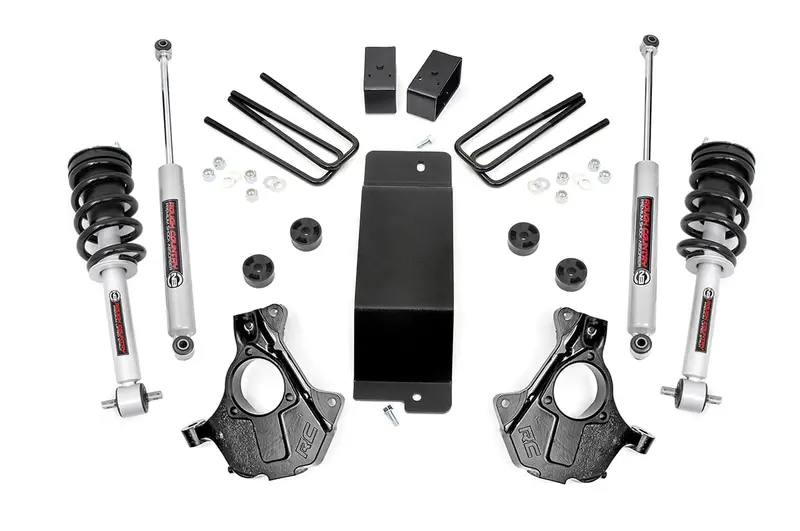 3.5 Inch Lift Kit | Cast Steel Lca | Fr N3 | Chevy/Gmc 1500 (14-18 & Classic) 1