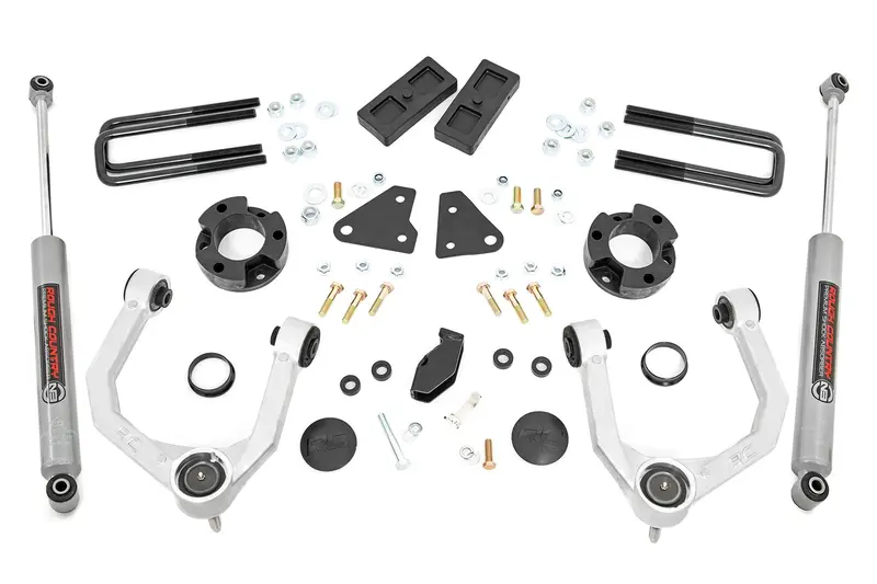 3.5 Inch Lift Kit | N3 | Cast Steel Knuckles | Ford Ranger 4Wd (2019-2023) 1