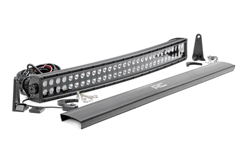 30 Inch Black Series Led Light Bar | Curved | Dual Row 1