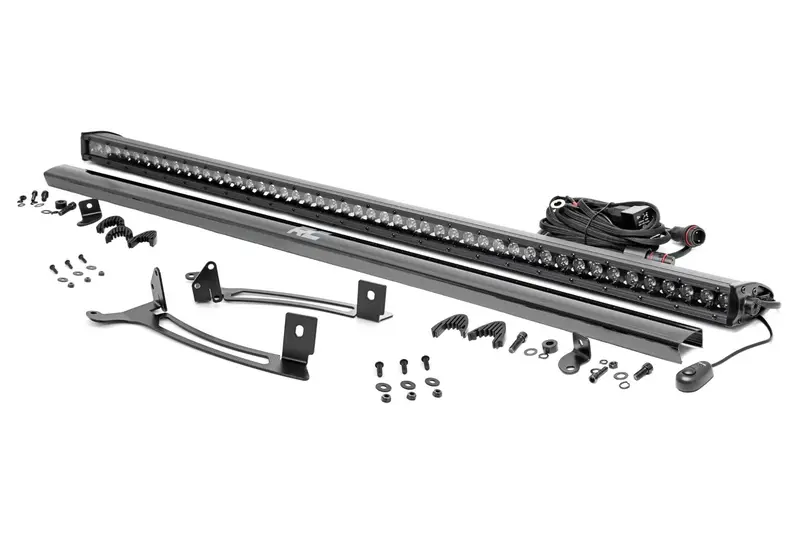 50" Single Row Light Mount | Front | Black Series | Polaris Xpedition Adv 5 1