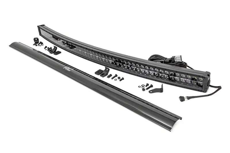54 Inch Black Series Led Light Bar | Curved | Dual Row | Cool White Drl 1