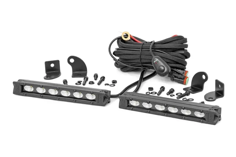 6 Inch Black Series Led Light Bar | Slim Line | Pair 1