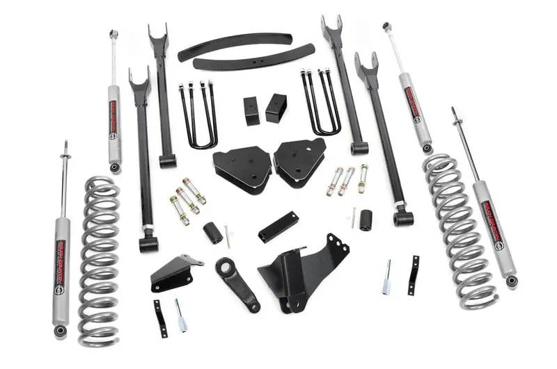 6 Inch Lift Kit | Gas | 4-Link | No Ovlds | Ford F-250/F-350 Super Duty (05-07) 1