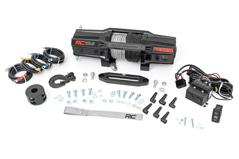 6500-Lb Winch W/ Remote | Utv | Synthetic Rope 1