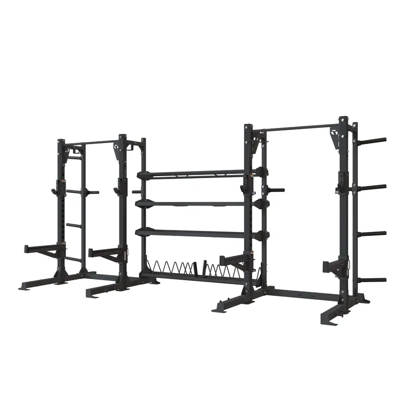 7 Ft (2.1M) Tr1 Double Half Rack With Storage 1