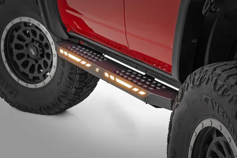 Ac2 Running Boards | Amber/White | 4-Door | Ford Bronco (2021-2025) 1