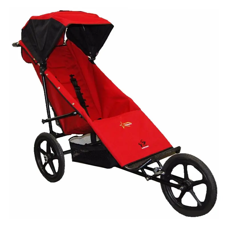 Adaptive Star Axiom Phoenix Push Chair Stroller, Red 1