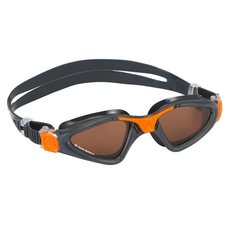 Aquasphere Kayenne Goggles Polarized Lens - Grey & Orange/ Brown Lens 1