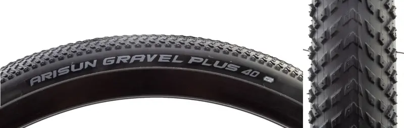 Arisun Gravel Plus 40 Plus Tire - 700 X 40, Wire 1