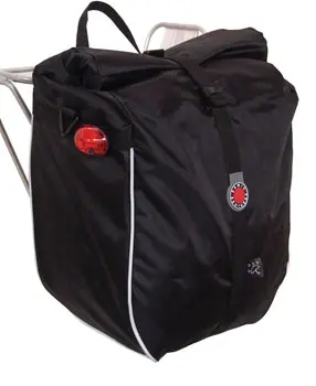 Banjo Brothers Waterproof Pannier Bag - Black 1
