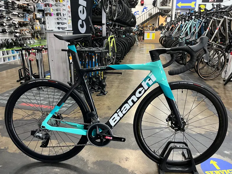 Bianchi Oltre Xr4 Disc Sram Rival Axs Profile Design Gmr 38 Carbon Wheels 1