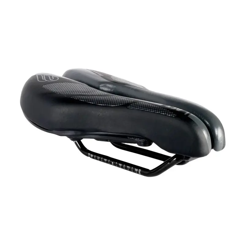 Bisaddle Adjustable Shape Bike Saddle - Bonneville Distance W/ Titanium Rails 1