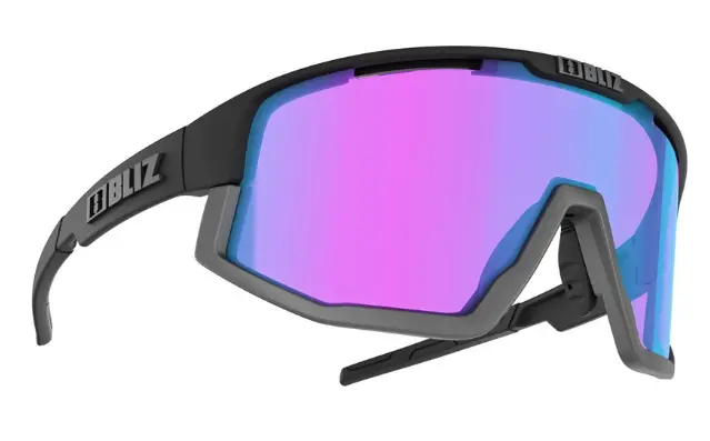 Bliz Fusion Matte Black With Matte Grey Jawbone With Blue Multi Contrast Lens 1