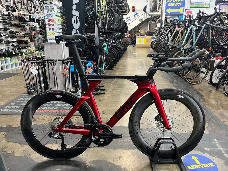 Bmc Timemachine 01 Shimano Ultegra Di2 R8150 Reynolds Ar80 - Red 1
