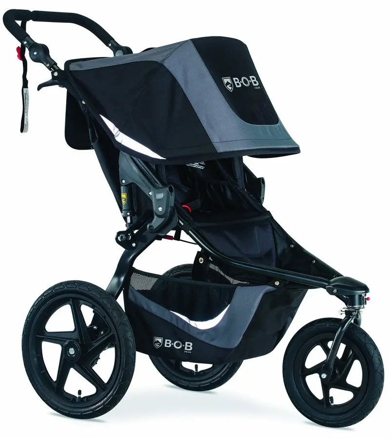 Bob Revolution Flex 3.0 Single Jogging Stroller Graphite Black 1