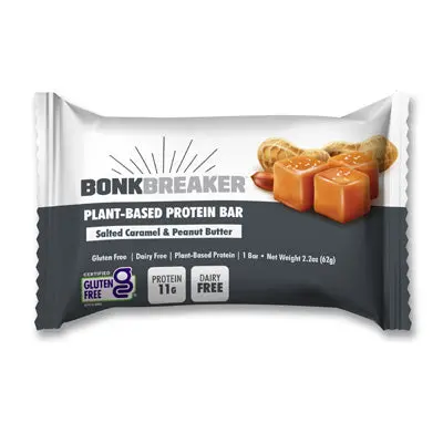 Bonk Breaker Plant Based Protein Bar Salted Caramel & Peanut Butter 1