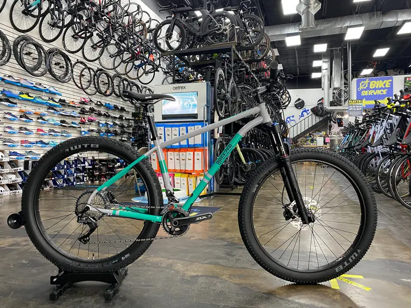 Breezer Bikes Lightning Pro 27+ Slx 11 Speed - Gray/Turquoise 1