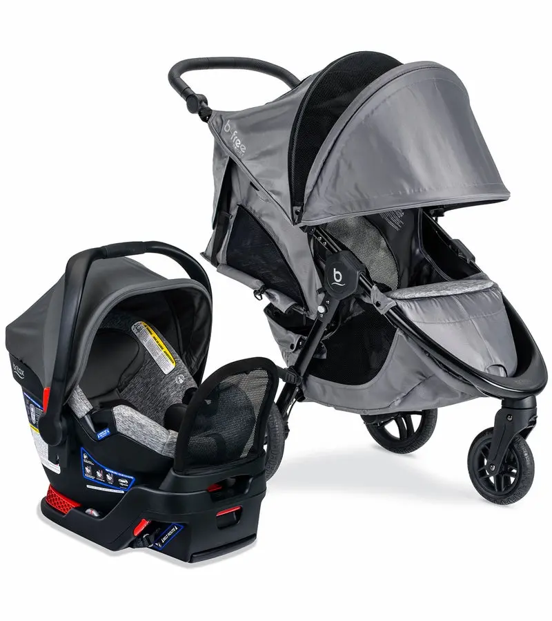 Britax B-Free Sport & B-Safe Gen2 Flexfit+ Travel System - Asher 1