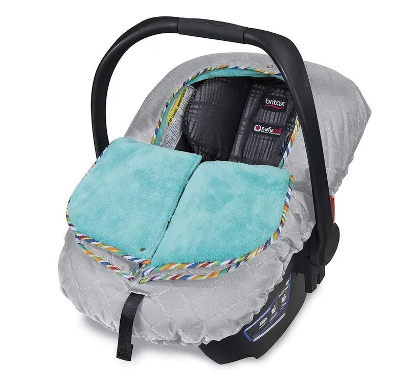 Britax B-Warm Insulated Infant Car Seat Cover In Arctic Splash 1