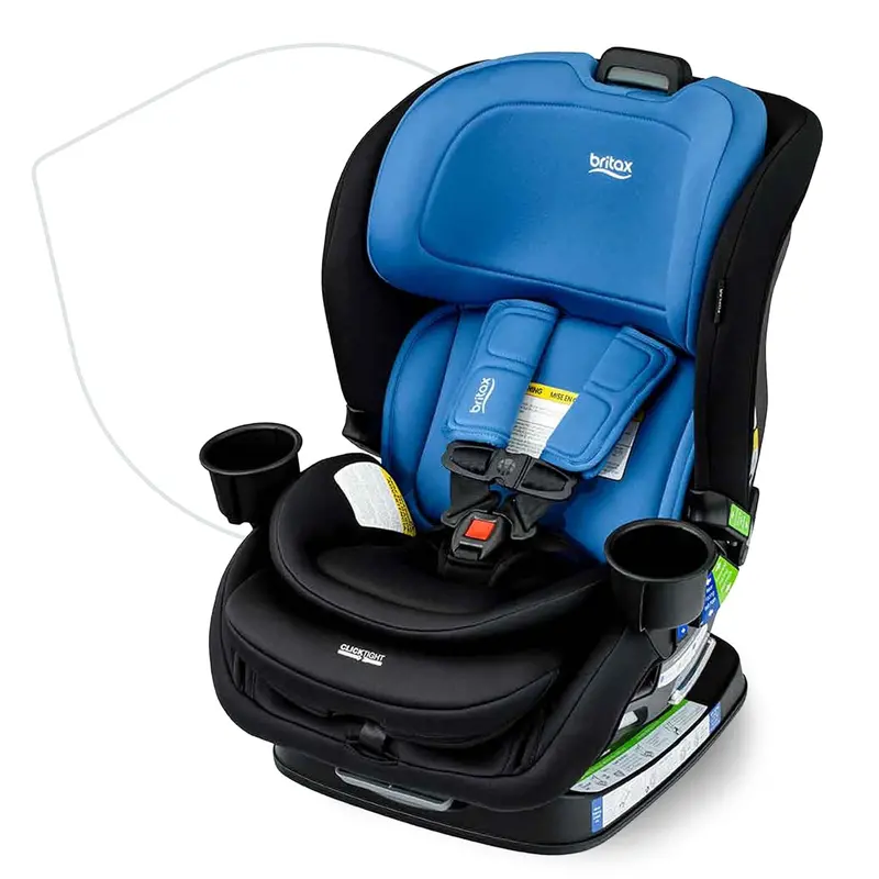 Britax Poplar Convertible Car Seat - Cobalt Onyx 1