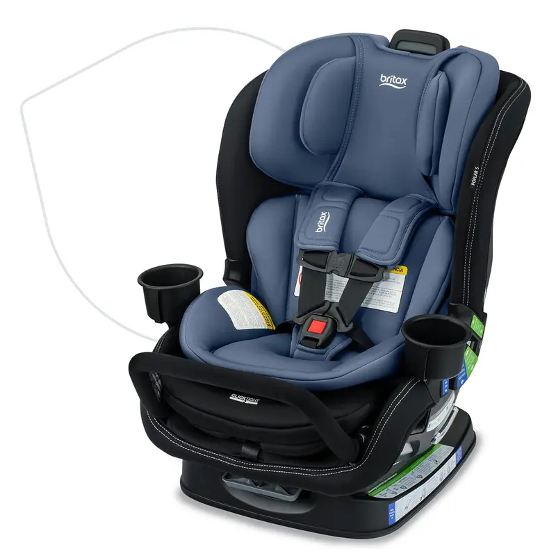 Britax Poplar S Narrow Convertible Car Seat - Arctic Onyx 1