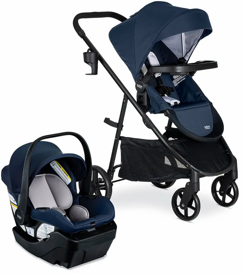 Britax Willow Brook Travel System - Navy Glacier 1