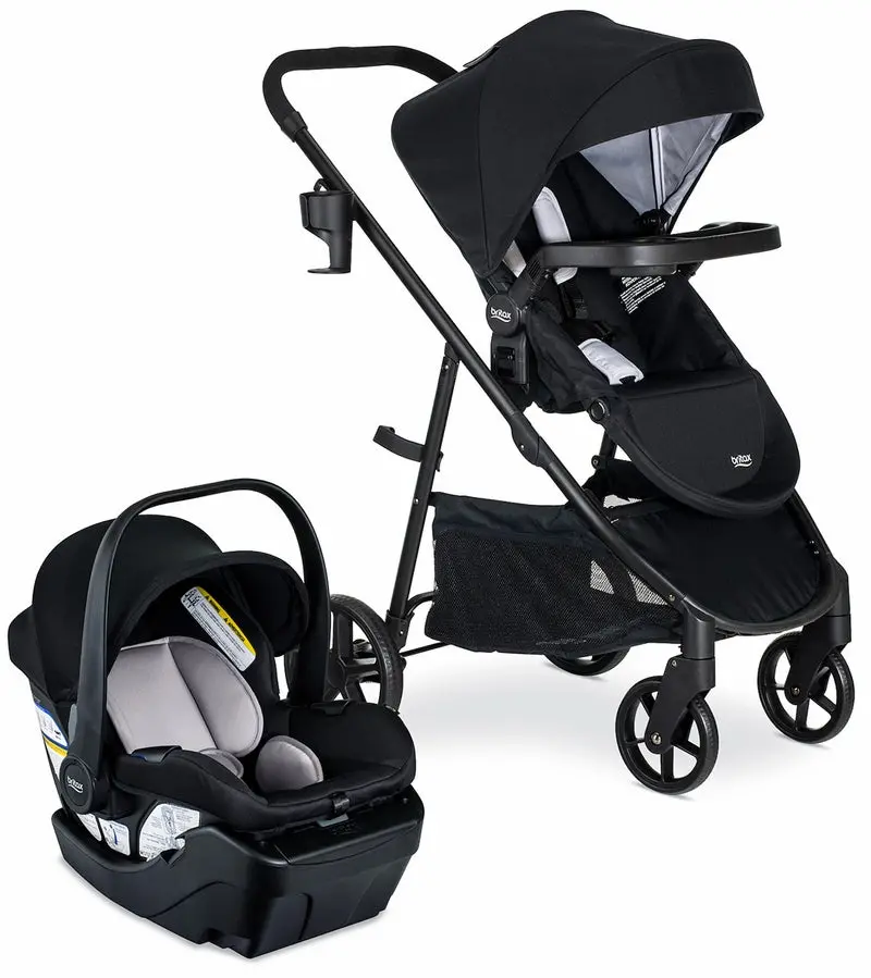 Britax Willow Brook Travel System - Onyx Glacier 1