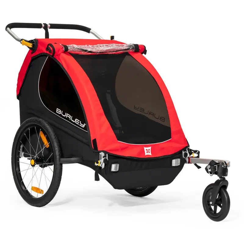 Burley Honey Bee Kids Bike Trailer And Double Stroller 1