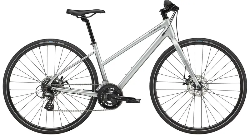 Cannondale Quick Women's 5 Remixte Shimano Tourney - Sage Gray 2022 1
