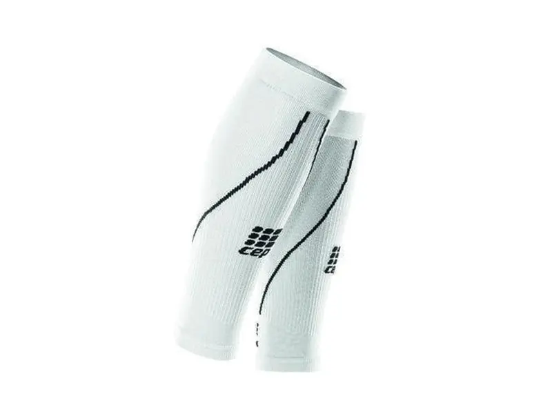 Cep Run+ Compression Sleeves (White) 1