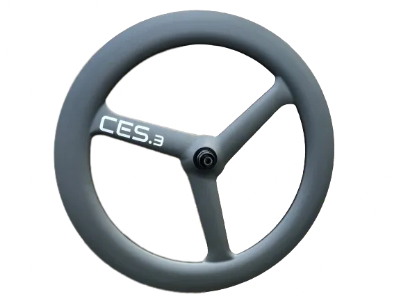 Ces .3 Tri Spoke Front Wheel – Rim Brake 4-6 Watts. 1
