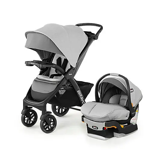 Chicco Bravo Le Trio Travel System - Driftwood 1