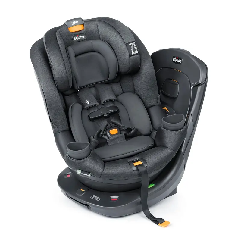 Chicco Fit360 Cleartex Rotating Convertible Car Seat - Slate 1