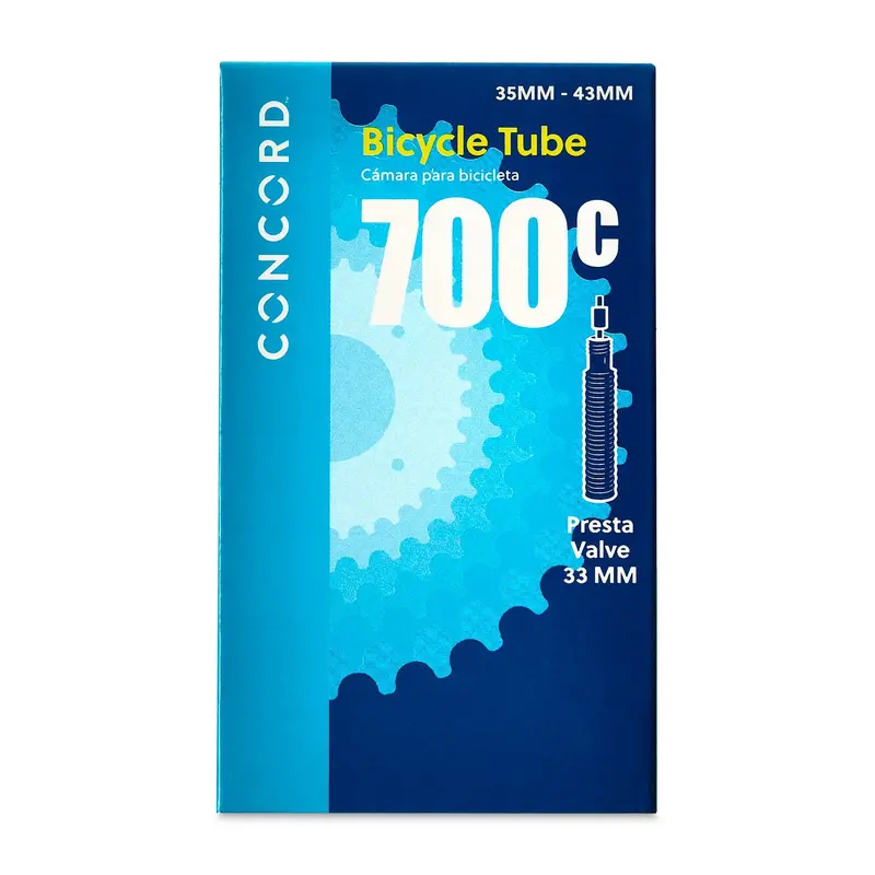 Concord Bikes Bicycle Inner Tube, 700C X 35/43, 32Mm Presta Valve 1