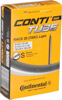 Continental Presta Valve Light Inner Tube 700X20-25Mm 80Mm 1