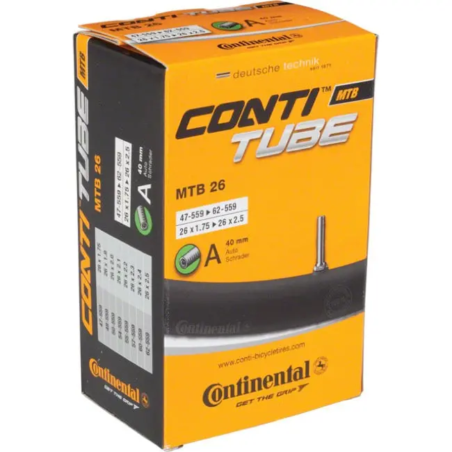 Continental Schrader Valve Inner Tube 26X1.75-2.50 40Mm 1
