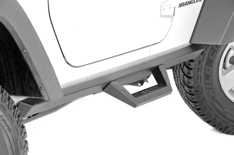 Contoured Drop Steps | 2 Door | Jeep Wrangler Jk 4Wd (2007-2018) 1