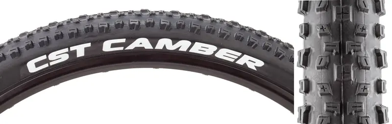 Cst Camber Tire - 26 X 2.25, Clincher, Wire, Black 1
