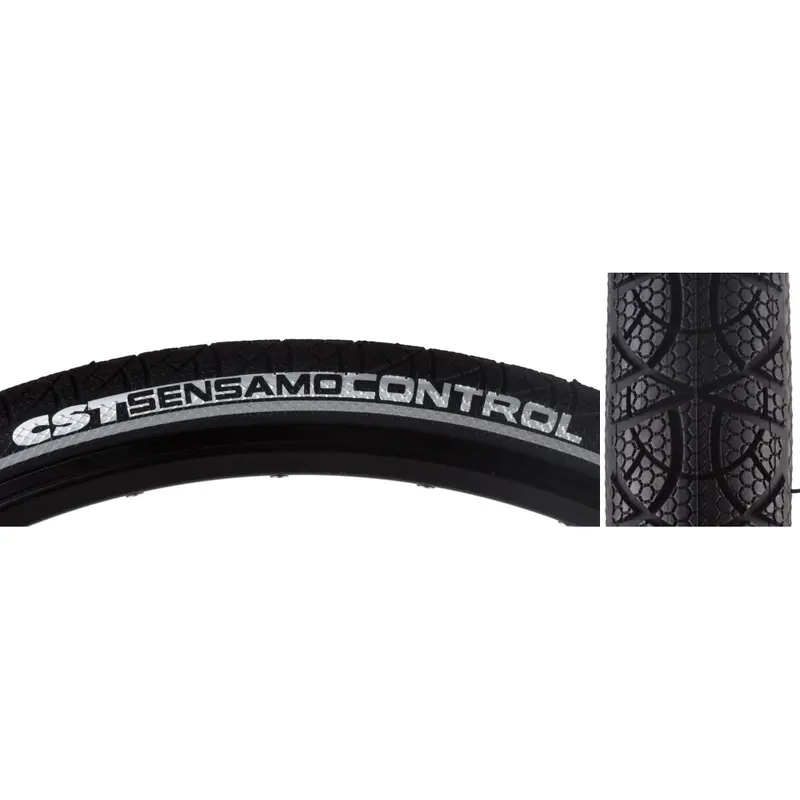 Cst Sensamo Control Tire - 700 X 28X1 5/8X1 3/8, Wire, Reflective Sidewall 1